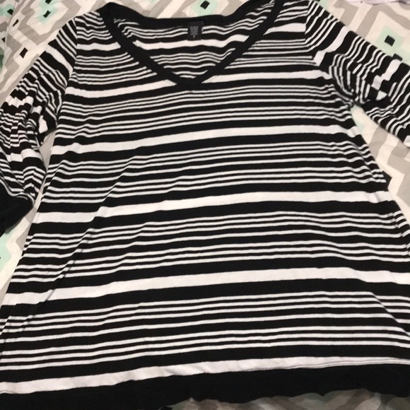 torrid Tops - Torrid black and white striped top